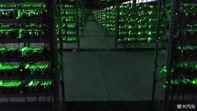 A modern mining farm leveraging advanced cooling solutions to optimize energy efficiency and minimize environmental impact