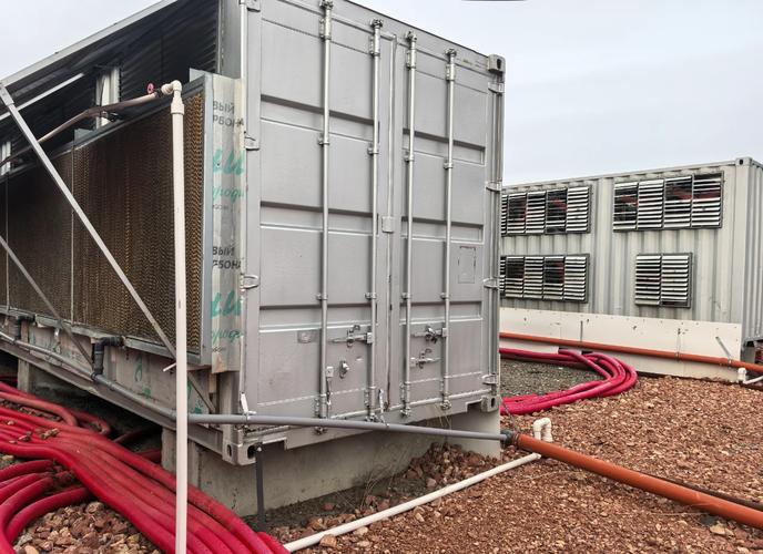 A high-performance mining rig consisting of GPUs arranged for optimal cooling and hash power