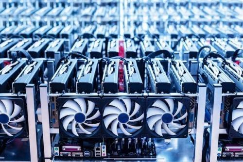 Mining Rig with High Hash Rate